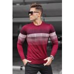 Madmext 5608 Bordo Bisiklet Yaka Erkek Kazak