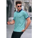 Madmext 5888 Yeşil Erkek Polo Yaka Tişört