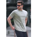 Madmext 6131 Çağla Yeşili Regular Fit Basic Erkek T-shirt