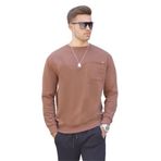 Madmext 6136 Kahverengi Erkek Sweatshirt