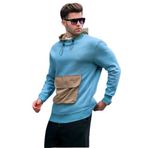 Madmext 6138 Mavi Erkek Sweatshirt