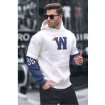 Madmext 6141 Ekru Erkek Sweatshirt