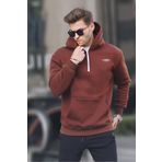 Madmext 6143 Koyu Kahverengi Erkek Sweatshirt