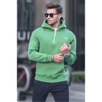 Madmext 6143 Yeşil Erkek Sweatshirt