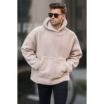 Madmext 6160 Bej Erkek Sweatshirt