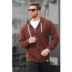 Madmext 6161 Acı Kahve Erkek Sweatshirt
