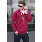 Madmext 6161 Bordo Erkek Sweatshirt