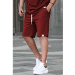 Madmext 6501 Bordo Basic Erkek Şort