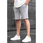 Madmext 6505 Gri Basic Erkek Şort