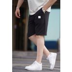 Madmext 6528 Siyah Erkek Basic Şort