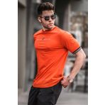Madmext Basic Turuncu Erkek Tişört