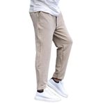 Madmext Bej Basic Waffle Kumaş Erkek Pantolon 6509,Bej L