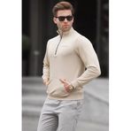 Madmext Bej Erkek Sweatshirt 5300,Bej M
