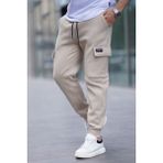 Madmext Bej Kargo Cep Erkek Eşofman Altı 6526 - 2XL
