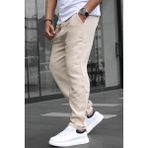 Madmext Bej Müslin Kumaş Erkek Basic Pantolon 6507 - -- - XL