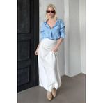 Madmext Beyaz Balon Etek MG2319 - XL