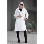 Madmext Beyaz Yumuşak Dokulu Peluş Kaban MG1971 - XL
