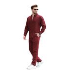 Madmext Bordo Gömlek Pantolon Erkek İkili Takım E7322,Bordo L