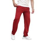 Madmext Bordo Rahat Kesim Erkek Eşofman Altı E6560,Bordo 2XL