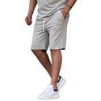 Madmext Boyalı Gri Basic Erkek Şort 6501,Boyalı Gri XL