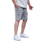 Madmext Boyalı Gri Erkek Basic Şort 6533,Boyalı Gri XL