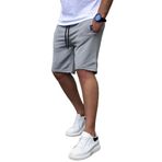 Madmext Boyalı Gri Erkek Regular Fit Şort 4842,Boyalı Gri XL