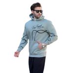 Madmext Çağla Yeşil Baskılı Kapşonlu Cep Detaylı Erkek Sweatshirt 7067,Çağla Yeşili L