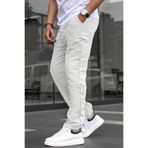 Madmext Ekru Müslin Kumaş Erkek Basic Pantolon 6507