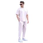 Madmext Ekru Oversize Kısa Kollu Eşofman Takımı 5954,Ekru S
