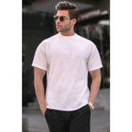 Madmext Ekru Regular Fit Basic Erkek Tişört 6099 - XL