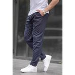 Madmext Erkek Pantolon Düz Paça Cepli Trend Stil 65% Pamuk 6531 Modeli - Lacivert