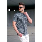 Madmext Erkek Polo Yaka Füme Tişört 5817 - S