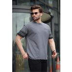 Madmext Füme %100 Pamuklu Baskılı Erkek Tişört E7143