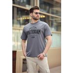Madmext Füme Baskılı Erkek Tişört E7124