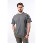 Madmext Füme Bisiklet Yaka Basic Erkek Tişört E7105 - XL