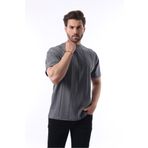 Madmext Füme Bisiklet Yaka Erkek Tişört 6175