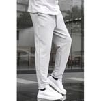 Madmext Gri Basic Waffle Kumaş Erkek Pantolon 6509,Gri 2XL