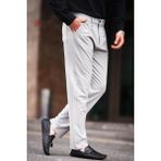 Madmext Gri Regular Fit Düz Kesim Yan Cepli Erkek Pantolon 6540 - XL