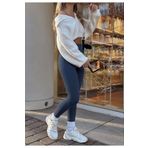 Madmext İndigo Yüksek Bel Kadın Tayt MG2230