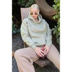 Madmext Kadın Kapüşonlu, Oversize, Cepli Sweatshirt, Çağla Yeşili, XL