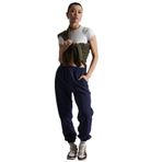 Madmext Kadın Lacivert Beli Lastikli Oversize Eşofman Altı Mg1235,Lacivert L