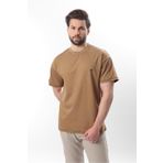Madmext Kapuçino Nakış Detaylı Erkek T-shirt E7112