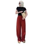 Madmext Kiremit Geniş Paça Kadın Pantolon Mg1982,Kiremit S