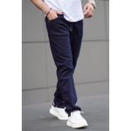 Madmext Koyu Mavi Straight Fit Erkek Kot Pantolon Jeans 6856 - 30