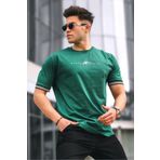 Madmext Koyu Yeşil Basic Erkek Tişört