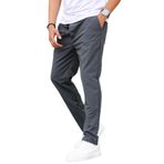 Madmext Kumaş Paraşüt Füme Basic Erkek Pantolon 6513,Füme M