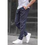 Madmext Lacivert Düz Paça Erkek Pantolon 6531