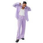 Madmext Lila Elastik Belli Bol Kesim Pantolon Mg2020,Lila XL