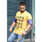 Madmext MAD4010 Sarı Erkek T-shirt