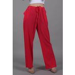 Madmext MG1778 Fuşya Krinkıl Kumaş Basic Kadın Pantolon